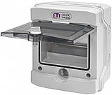 Пластиковий щит ETI ECH 6G зовнішньої установки на 6 модулів IP65, фото 2