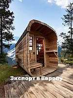 🌍 Експорт саун в Європу: Квадро-бочка 3,5х1,84 м від Thermowood Production 🌿🔥 Фото, відео