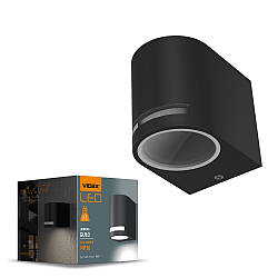 Архітектурний LED світильник VIDEX |GU10, 220V, IP54| Чорний VL-AR021