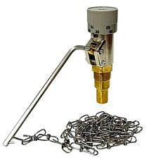 Регулятор тяги Koer 3/4" для твердопаливного котла Чехія, фото 3