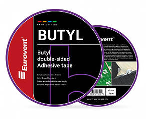 Двохстороння бутилова стрічка Eurovent BUTYL (15мм × 25м)