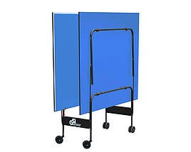 Стіл тенісний GSI-sport Athletic Light складаний пінг-понг для приміщень 274 × 152,5 × 76 см, Синій, фото 2