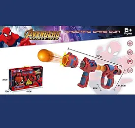 Дитячий ігровий набір "Супергерой" (автомат із помповим механізмом, 10 м’яких кульок, мішені) 892-2