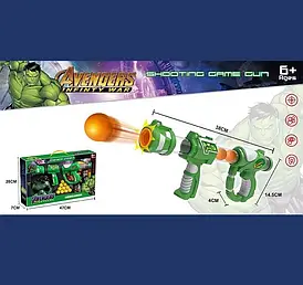 Дитячий ігровий набір "Супергерой" (автомат із помповим механізмом, 10 м’яких кульок, мішені) 892-3