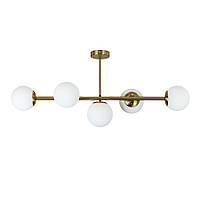 Люстра 7529906-5 BRZ+WH