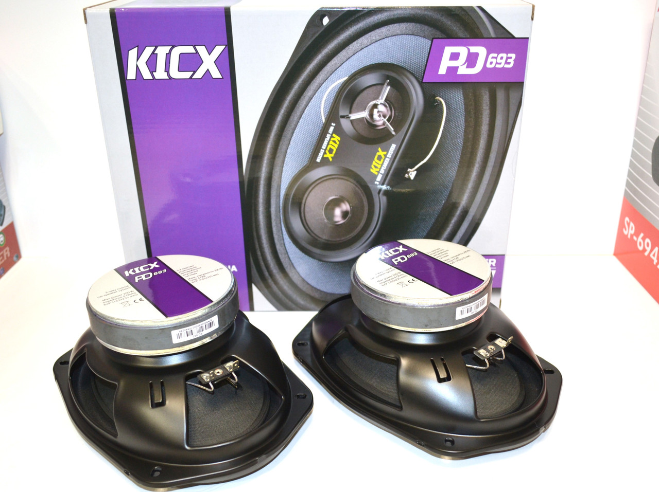 Автоакустика KICX PD-693 автомобильные коаксиальные динамики овалы 6*9 ...