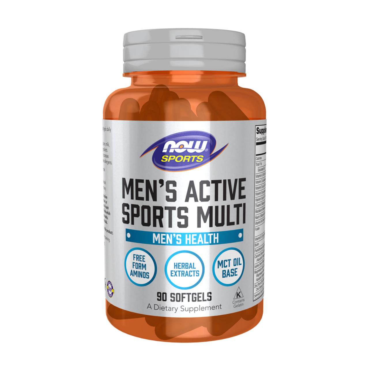 Men's Active Sports Multi Now Foods 90 Softgels
