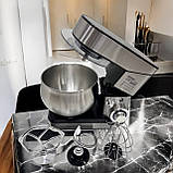Планетарний міксер 3500 Вт Zepline кухонний міксер 6 л із нержавіючої сталі, фото 7