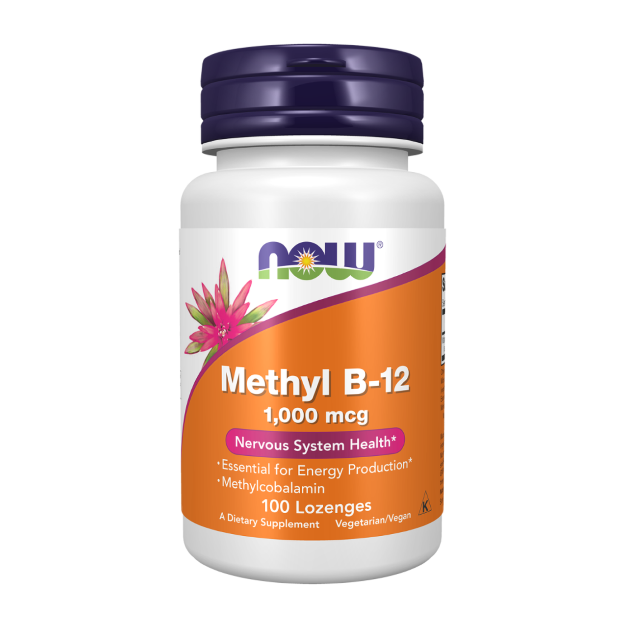 Вітамін Б12 Now Foods Methyl B-12 метилкобаламін нау фудс 1000 мг 100 пастилок