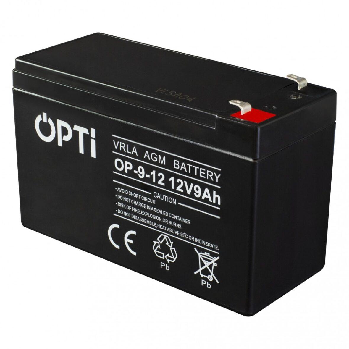 Акумуляторна батарея Volt Polska AGM OPTI 12 V 9 Ah VRLA, фото 1