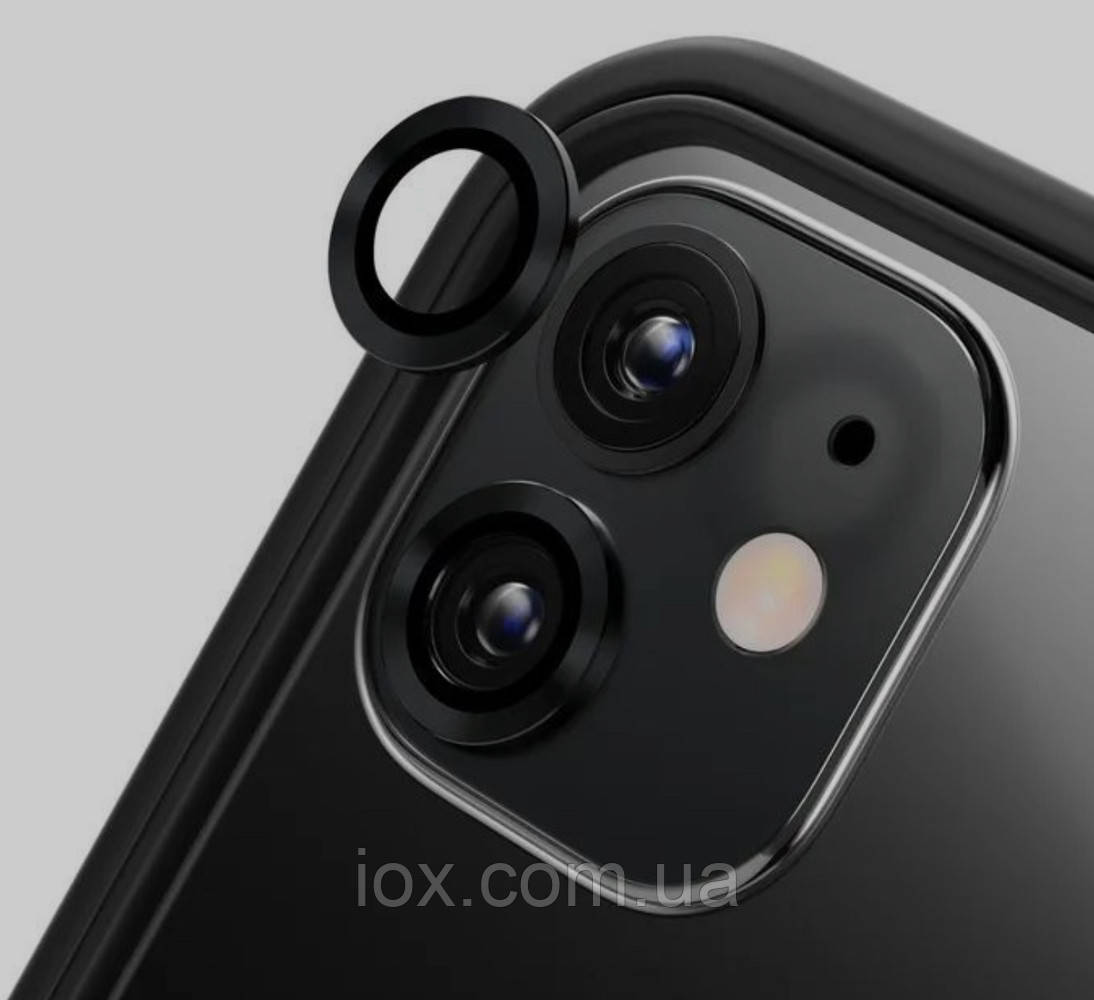 Захисна срібна рамка на задню камеру для Apple iPhone 11