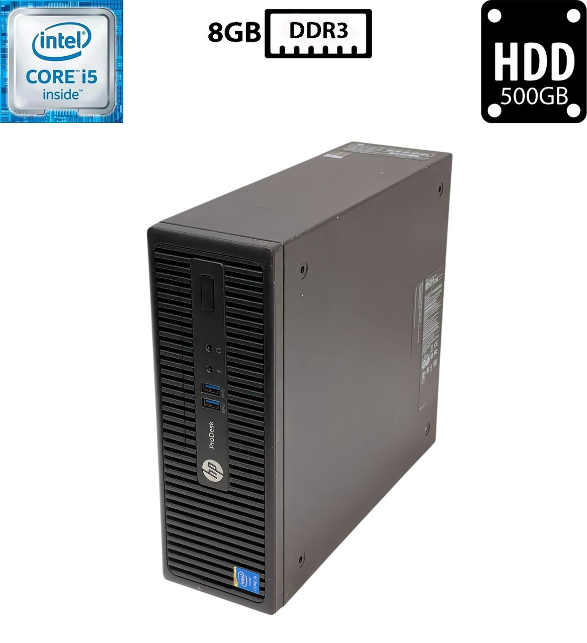 Комп'ютер HP ProDesk 400 G2.5 SFF/Core i5-4590S 3.00GHz/8GB DDR3/HDD 500GB/Intel HD Graphics Б/В