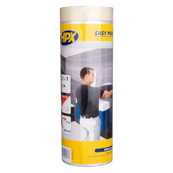 Плівка захисна HPX з малярною стрічкою, 3000 мм*17 м