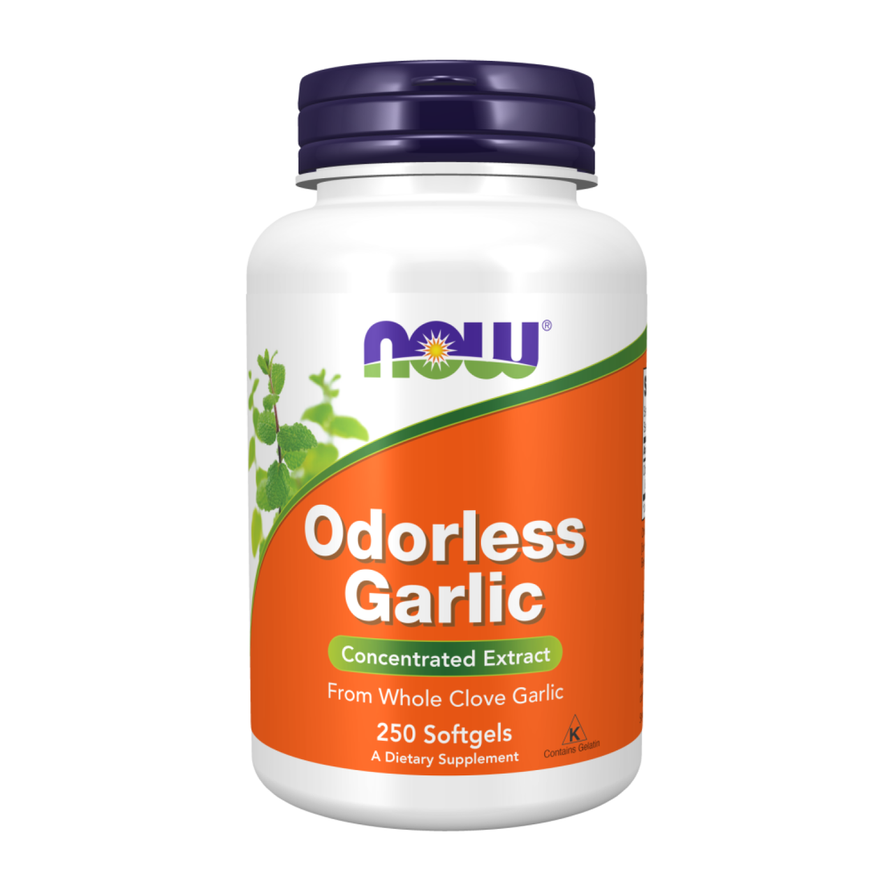 Часник без запаху Now Foods Odorles Garlic 250 м'яких капсул