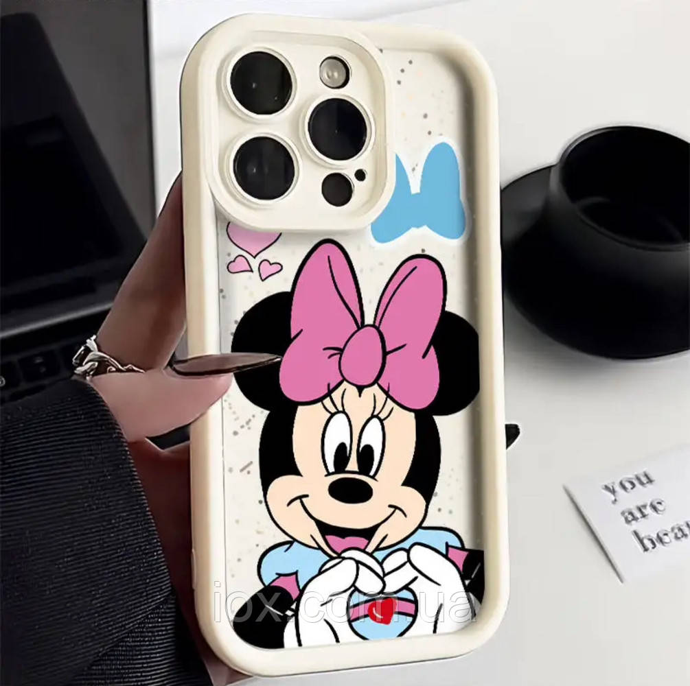 Силіконовий чохол для iphone 12pro max Minnie Mouse Love