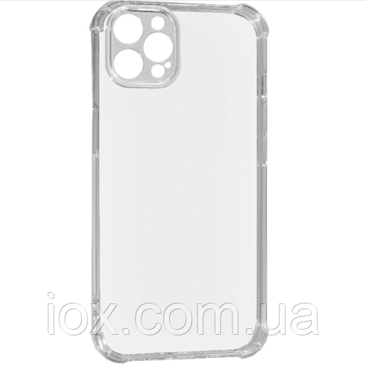 Силиконовий прозорий чехол для iphone 12 pro max SMTT в упаковці