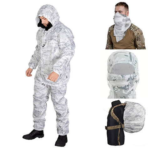 Комплект Маскувальний костюм Alpine Multicam 4 в 1, фото 1