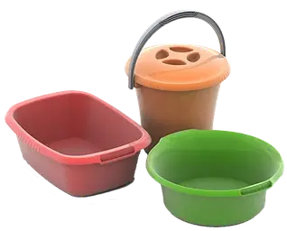 Відра, тази, миски