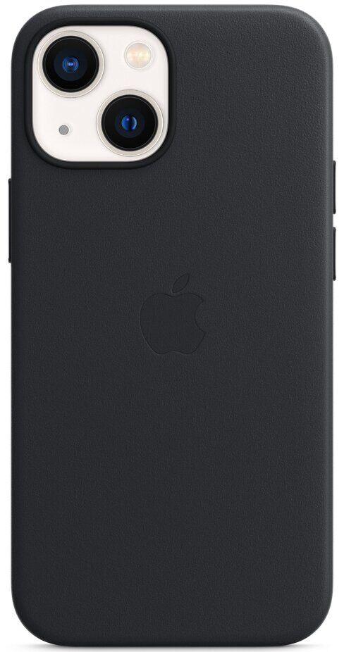 Оригінальний Чохол Apple Leather Case with MagSafe Midnight для iPhone 13 Mini MM0M3ZM/A, фото 1