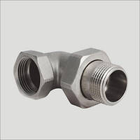 Згін американка 3/4" нікель (кутовий) Чехія