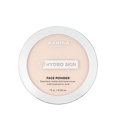 Пудра для обличчя матуюча Parisa Cosmetics Hydro Skin Face Powder with Hyaluronic Acid (PHP-04), 01 Neutral porcelain Айворі