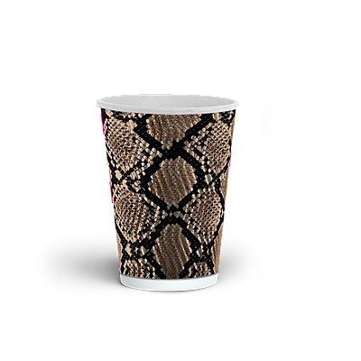 Гофрований стакан “Зміїний” 110мл (25шт)