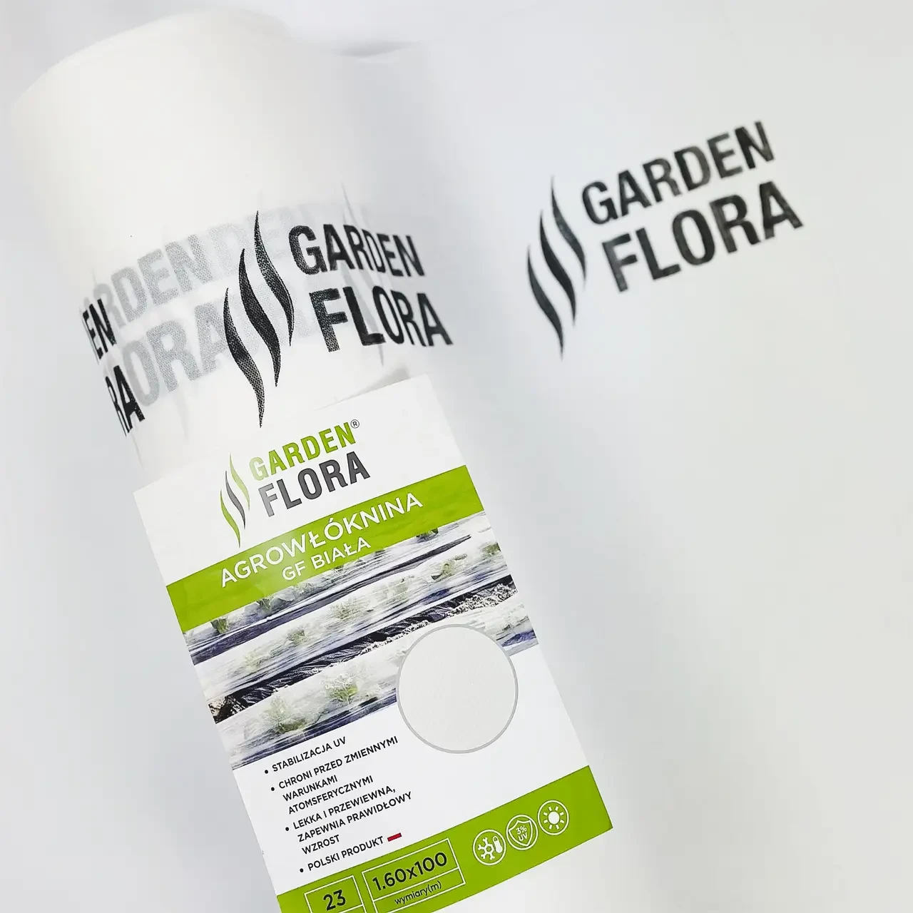 Агроволокно Garden Flora Біле 42 г/м2 1.60м х 100м Агроволокно для ландшафтного дизайну, фото 1
