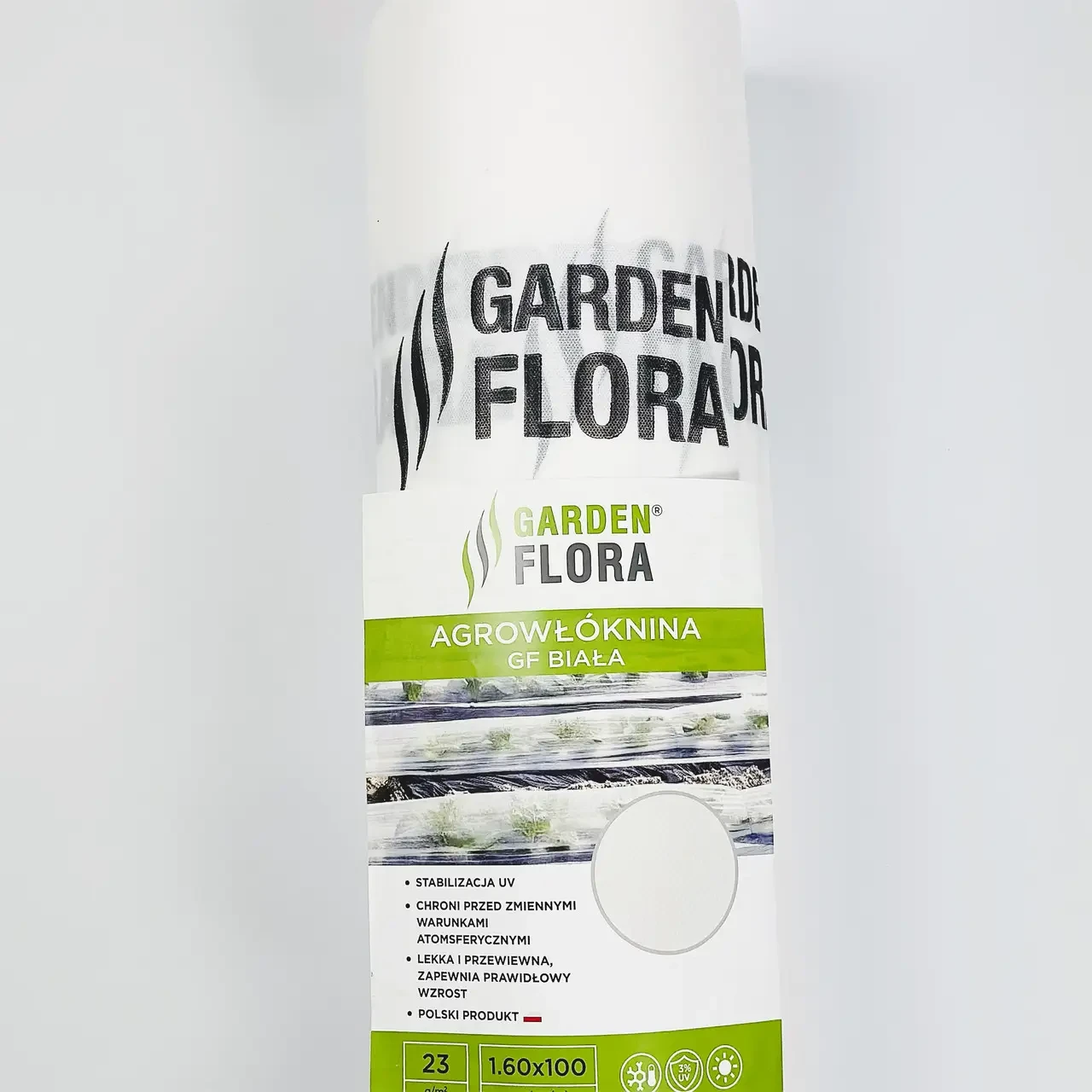 Агроволокно Garden Flora Біле 23 г/м2 3.20м х 100м Агрополотно для городу Якісне агроволокно