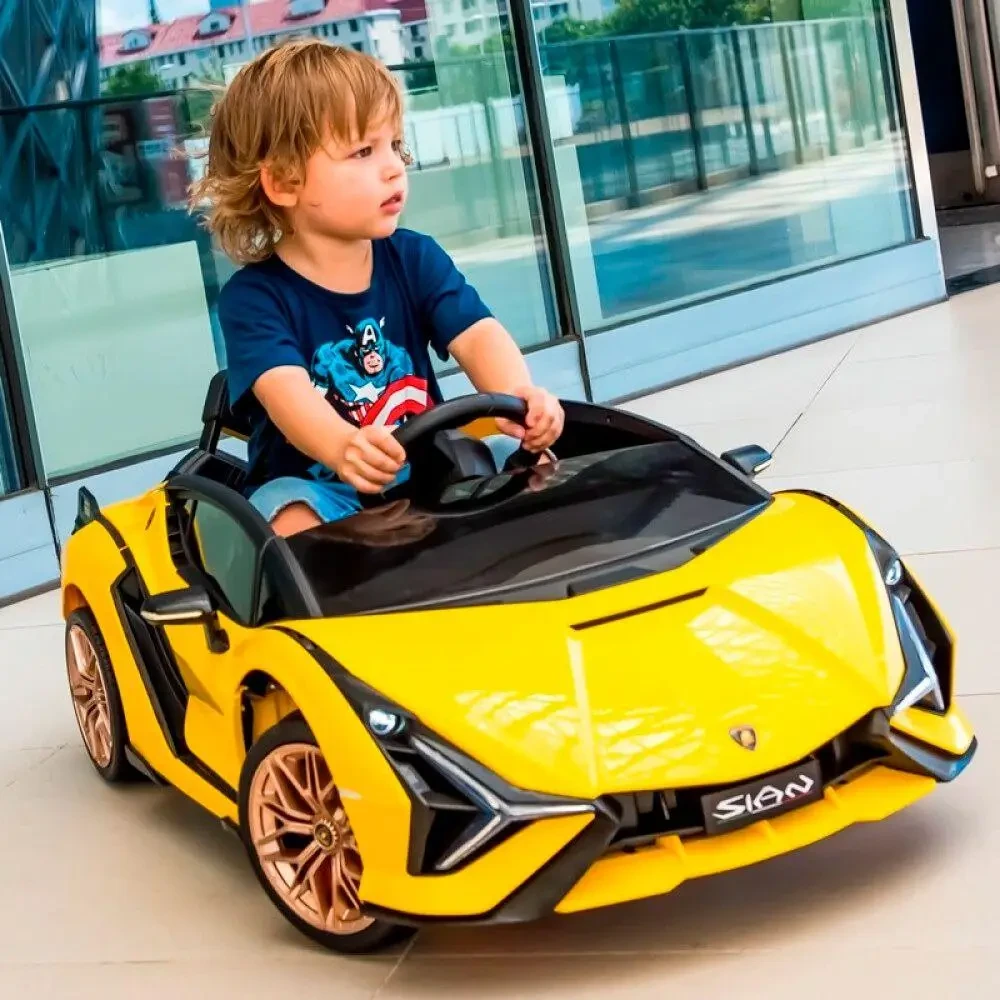 Дитячий електромобіль машина Lamborghini Sian M 5859EBLR-6 (MP3, USB, мотори 4x25W, акум.12V9AH)