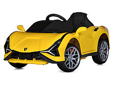 Дитячий електромобіль машина Lamborghini Sian M 5859EBLR-6 (MP3, USB, мотори 4x25W, акум.12V9AH), фото 3