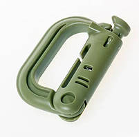 Карабін пластиковий, зелений