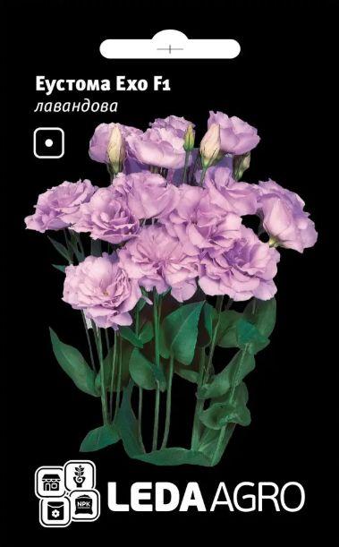 Насіння Еустома Ехо F1 лавандова 5шт ТМ LEDAAGRO
