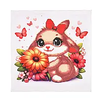 Набір для творчості вишивка хрестиком "Пухнастик" розміром 30х30 см