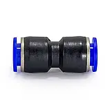 З'єднувач цанговий 10-10 мм, прямий, фото 2