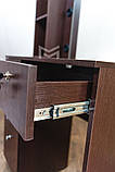Туалетний столик для візажиста дзеркало з підсвічуванням та поличками для перукарів робоче місце перукаря М620, фото 6