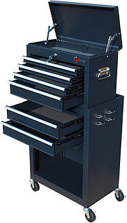 ТОП Верстат,Візок для інструментів, Візок з ящиком та тумбою,Візок для майстерні Шафа для інструментів