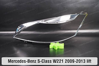 Хромована декоративна маска Mercedes-Benz S-Class W221 (2009-2013) рест ліва