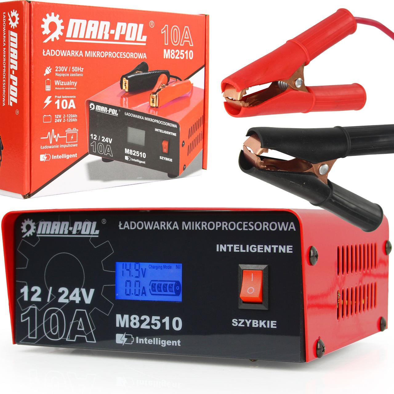 Зарядка для батарей MAR-POL M82510 Польща зарядка для акумулятора