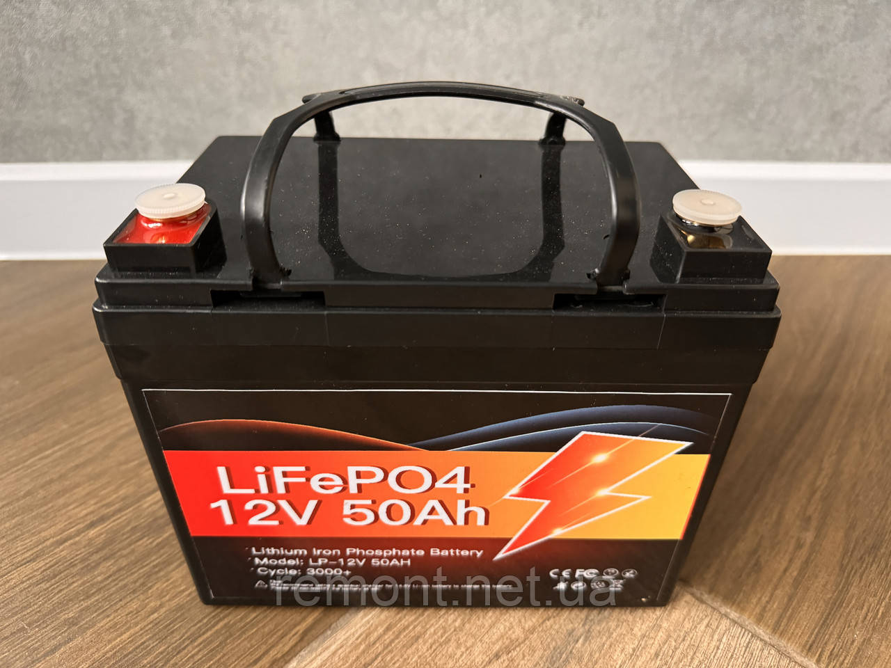 Тяговий Акумулятор LiFePO4 літій-залізо-фосфатний 12.8v 50Ah для ДБЖ, Сонячних батарей, Кемпінгу, та інше, фото 1