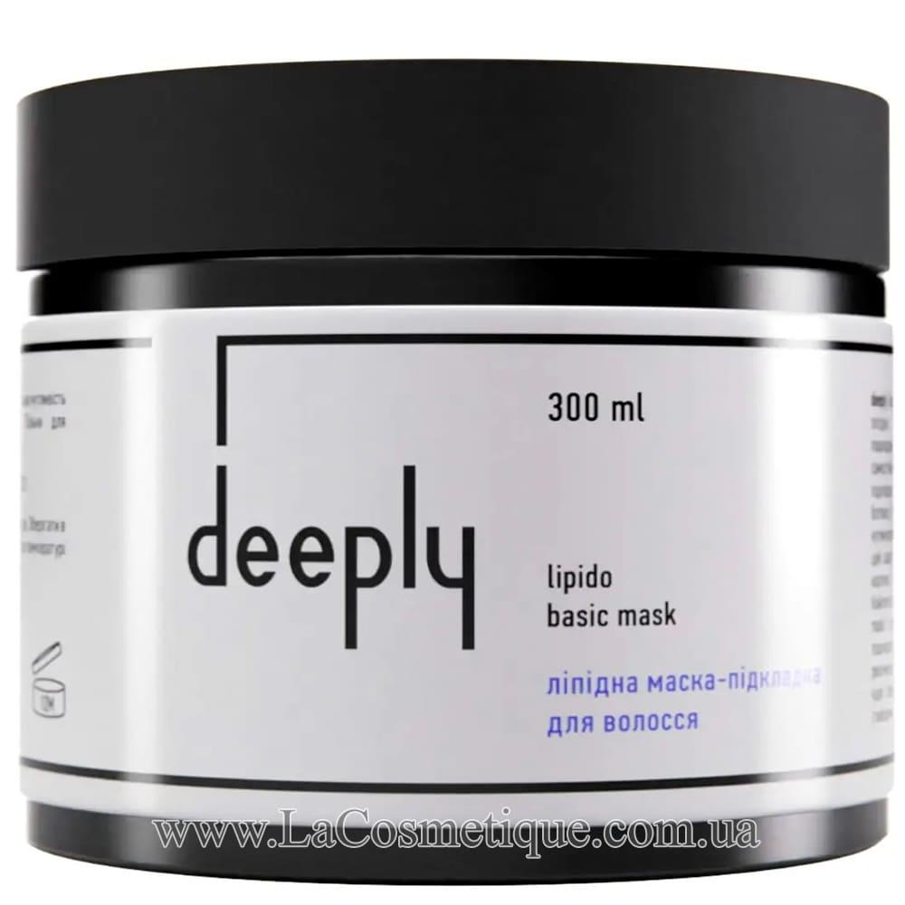 Ліпідна маска для пошкодженого волосся Deeply lipido basic mask 300 мл