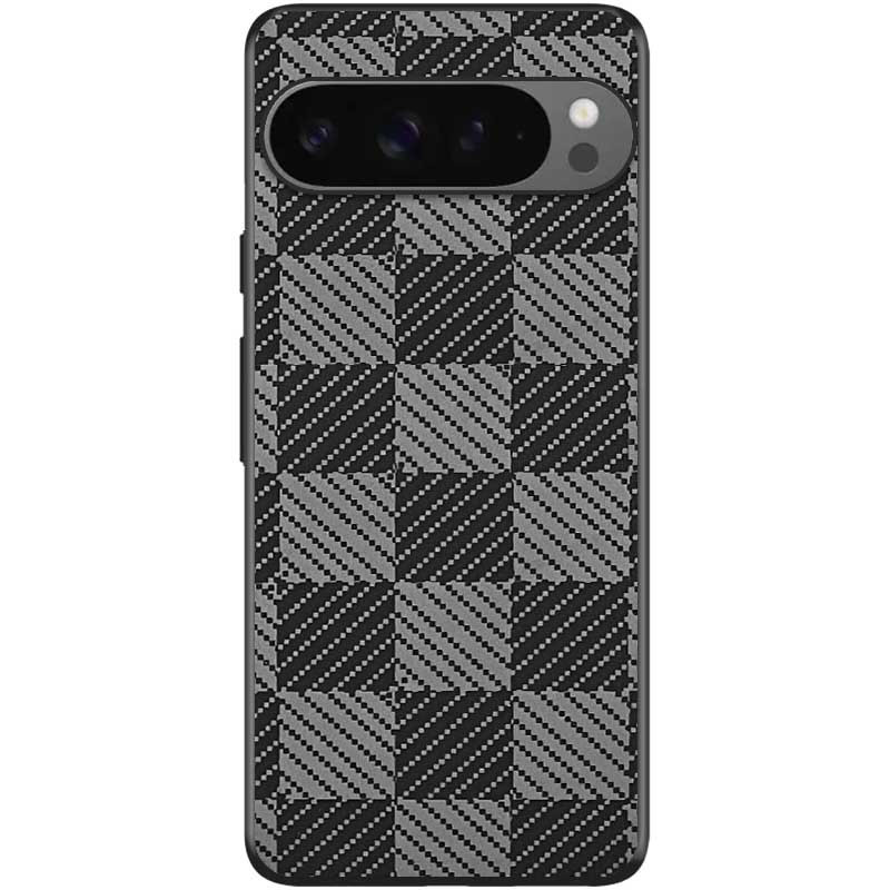 Вишуканий чохол TPU+PC Grid для Google Pixel 9 Pro XL | Fashion Case Cube, фото 1