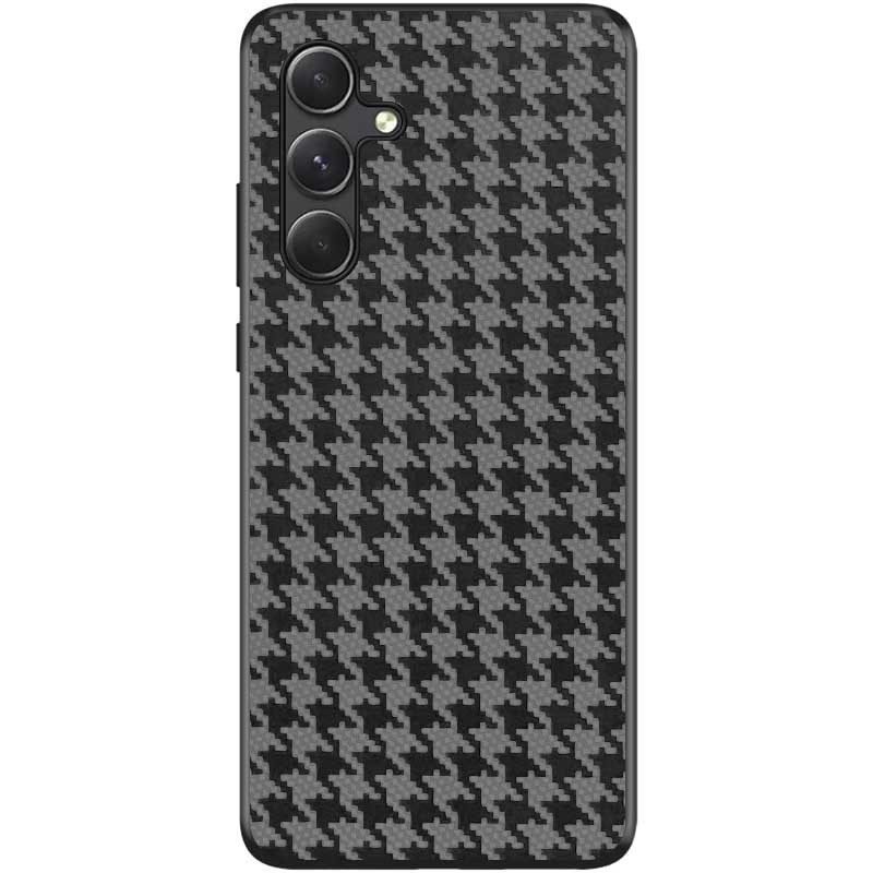 Вишуканий чохол TPU+PC Grid для Samsung Galaxy S25 | Fashion Case Black