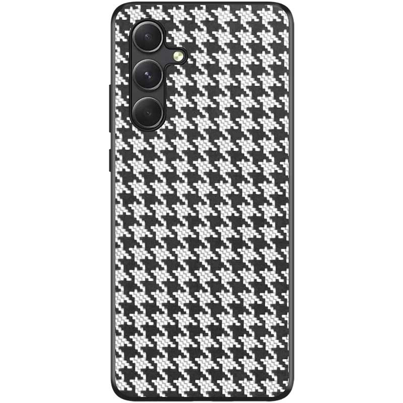 Вишуканий чохол TPU+PC Grid для Samsung Galaxy S25 | Fashion Case White