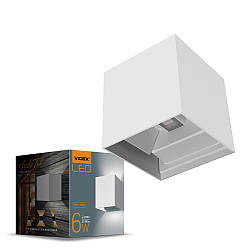 Архітектурний LED світильник VIDEX |6W, 2700K, AC220V-240V, IP54| Білий VL-AR04-062W