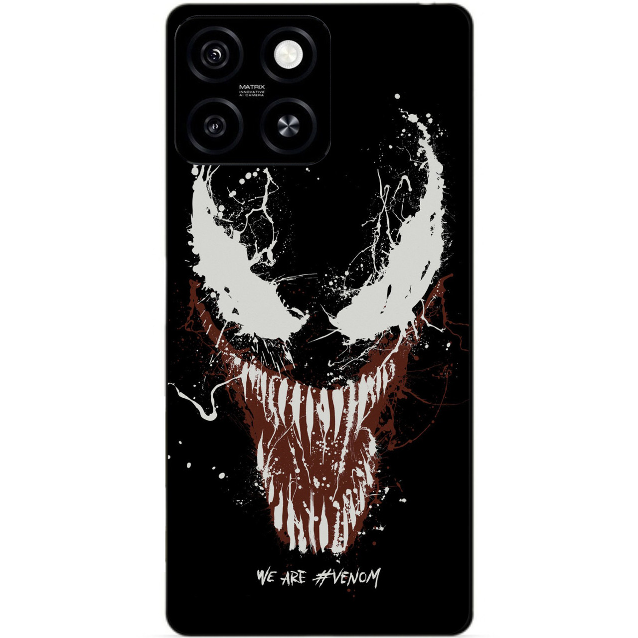 Силіконовий чохол бампер для Zte Blade A55 з малюнком Веном Venom