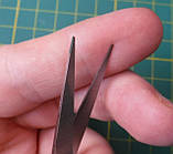 Ножиці для рукоділля. Золоті квіти, 53х121 мм, фото 2