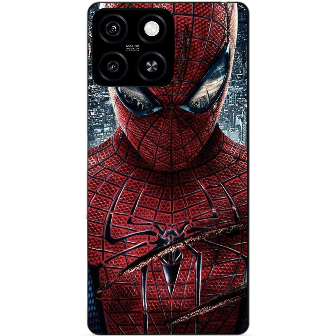 Силіконовий чохол бампер для Zte Blade A55 Людина-павук Spider man