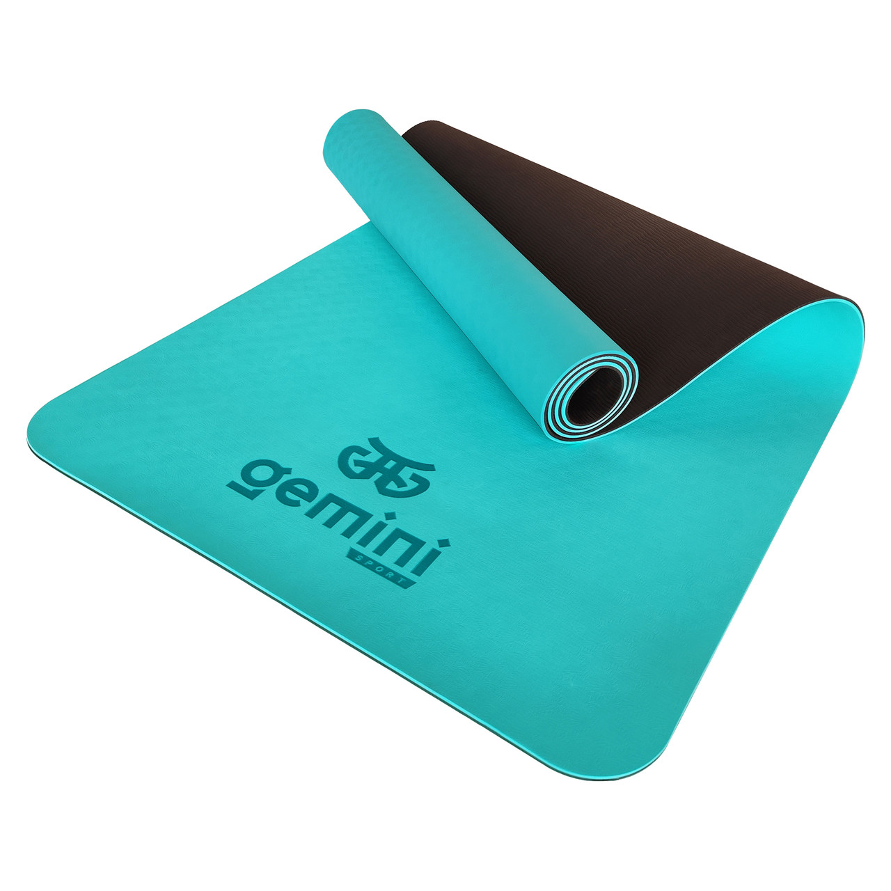 Килимок для фітнесу та йоги Gemini Sport TPE+TC 6мм GE-60023, фото 1