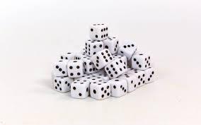 Кістки гральні 1,1см (1шт.), фото 1