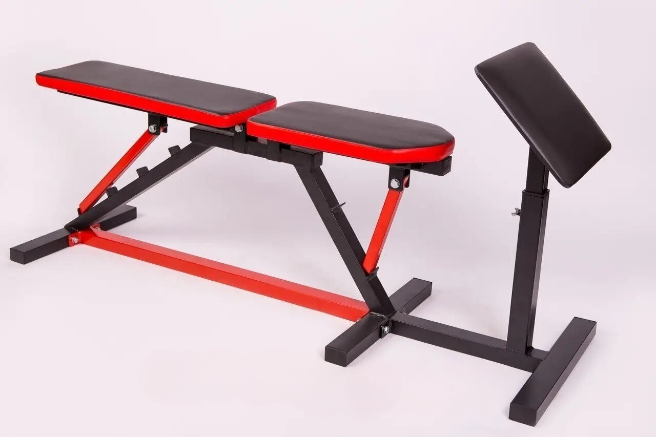 Лава для жиму з приставкою Скотта GK-1015, фото 1